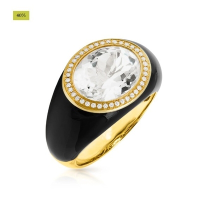 ใส่ไมโคร 18K ทองเหลืองทองเหลือง Topaz สีฟ้า กลมแฟชั่นแหวนทองแดงของผู้หญิง