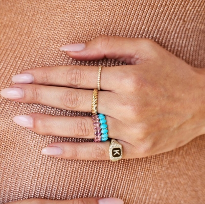 มือสร้าง Twist คลาสสิค 925 สเตอร์ลิงเงิน แหวนผู้หญิงเครื่องประดับ