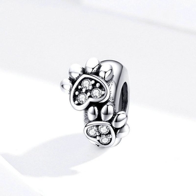 ขาว Cubic Zircon รูปทรงขีดขน สวยสําหรับผู้หญิง 925 สตอร์ลิงเงิน สร้อยข้อมือ สวย