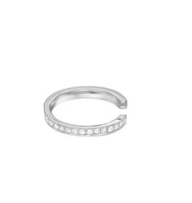 หญิงคลาสสิกสายรุ้ง Pave ติดตั้ง Cubic Zircon 925 สตอร์ลิงเงินหูแมนช์เครื่องประดับ