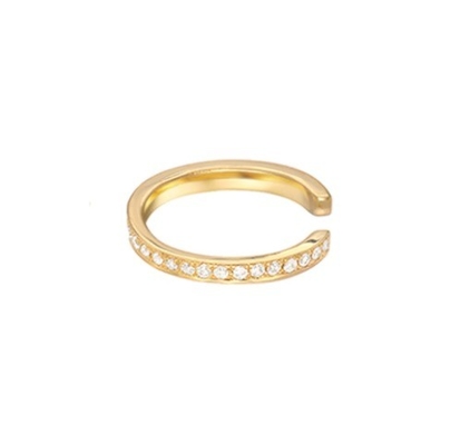 หญิงคลาสสิกสายรุ้ง Pave ติดตั้ง Cubic Zircon 925 สตอร์ลิงเงินหูแมนช์เครื่องประดับ