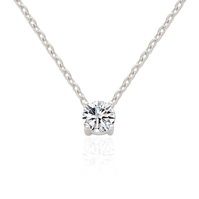 ODM 8 มม สเตอร์ลิงสิลเวอร์โซ่ สะอาด CZ 18k โกลด์ ชุบ Chain