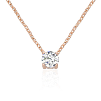ODM 8 มม สเตอร์ลิงสิลเวอร์โซ่ สะอาด CZ 18k โกลด์ ชุบ Chain