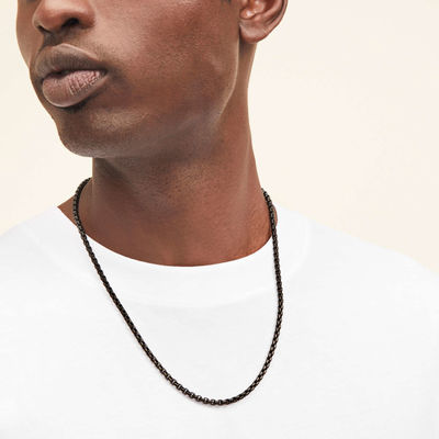 สร้อยคอพร้อมจี้กล่องกลมเคลือบทอง 18K แบบแฮนด์เมด พร้อมจัดส่งรวดเร็วและโลโก้ที่ปรับแต่งได้