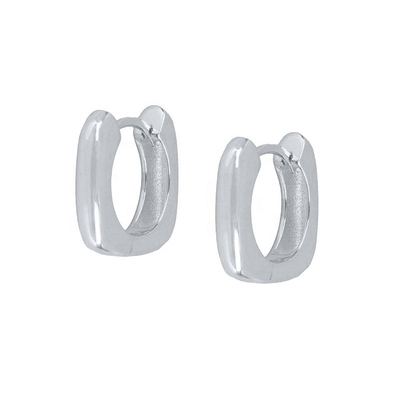 EARRINGS 18K ทองคําแท้ ห่วง Huggie สตอร์ลิ่งเงิน 925 พระเครื่องสําหรับผู้หญิง เด็กหญิง