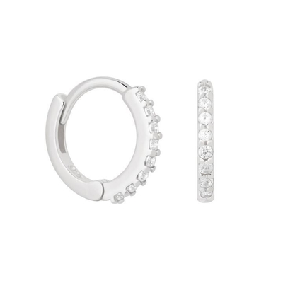 ODM 925 สตอร์ลิง เงิน ห่วง หูหูกลางที่มีทองคําเล็ก 18K Vermeil การชุบ
