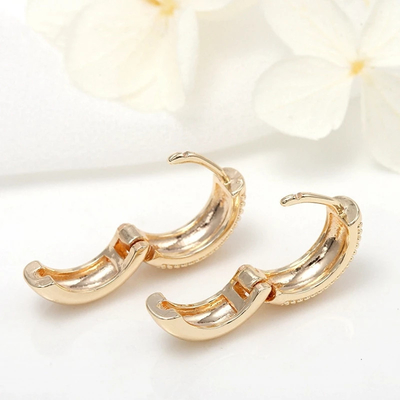 Eco Friendly 18K Gold Plated Multi Small Dot Beads Hoop Earrings For Women Girls 2021 สีทอง 18K สีทอง 18K สีทอง 18K สีทอง