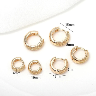 Eco Friendly 18K Gold Plated Multi Small Dot Beads Hoop Earrings For Women Girls 2021 สีทอง 18K สีทอง 18K สีทอง 18K สีทอง
