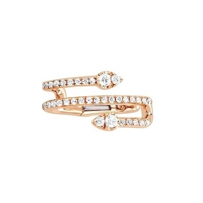 แผ่นหูเทียม Teardrop Twist ใน 925 สเตอร์ลิงเงินสําหรับการเลือกการปรับแต่งงานแต่ง