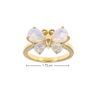 เครื่องประดับอร่อย สีหลากหลาย อีธิโอเปียน โอปัล ห้อยกระพริก 18k ทองเหลือง มากกว่าเงินสเตรลิ่ง