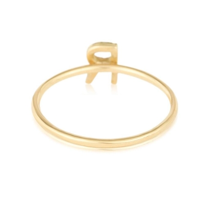เครื่องประดับเงิน บุคคล 18K ทอง Plated Stacking เริ่ม CZ แหวนบางสําหรับผู้หญิง