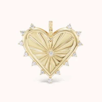 ทอง 18K สีขาว CZ สีขีด หัวใจรัก สร้อยคอ 925 สตาร์ลิงเงิน