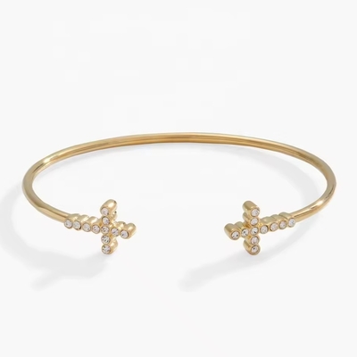 สตาร์ลิงสิลเวอร์ 925 สตาร์ลิงสิลเวอร์ สร้อยข้อมือ สายขาข่าย 18K สร้อยข้อมือทอง