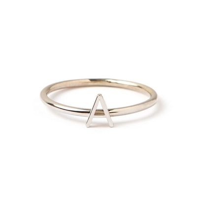 สายด่วนทองคํา 14K มินิจอเรท 925 สเตอร์ลิงเงินแหวนสําหรับผู้หญิง