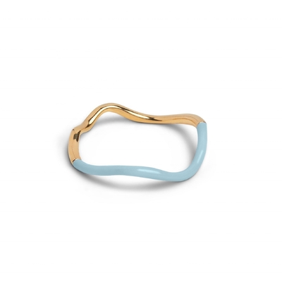 แหวนเงินสเตอร์ลิง 925 เคลือบอีนาเมลสีชมพู 18k สำหรับผู้หญิงและเด็กผู้หญิง