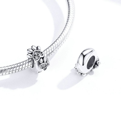 ขาว Cubic Zircon รูปทรงขีดขน สวยสําหรับผู้หญิง 925 สตอร์ลิงเงิน สร้อยข้อมือ สวย