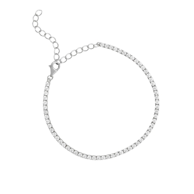 สีขาวทองคํา Plated พฤษภาคม วันเกิด Emerald Cubic Zircon ปรับเทนนิสโซ่แขน