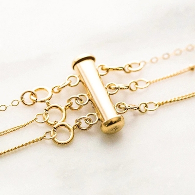 925 สตอร์ลิง เงินประดับ ใหม่ที่สุด 18K ทองคํา Plated ชั้นคอคอสต์