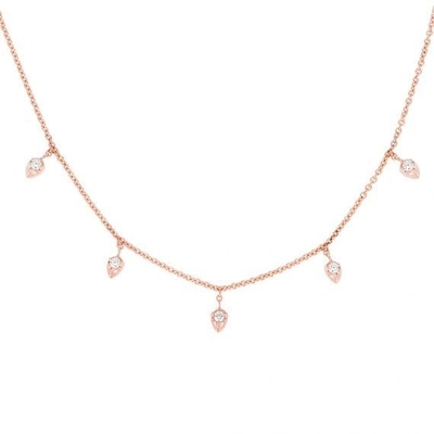สร้อยคอทองคํา 18K 925 สตอร์ลิงสิลเวอร์ สวยสําหรับผู้หญิง