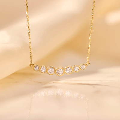 มินิมาลิสต์ 925 สเตอร์ลิง เงินเทนนิส Pendant Necklaces สําหรับผู้หญิง