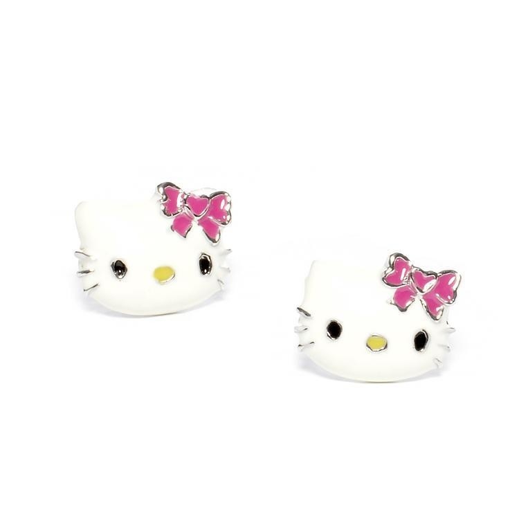 สีสัน สีน้ําตาล Hello Kitty หูตูดกับทองดําและเงิน การชุบ