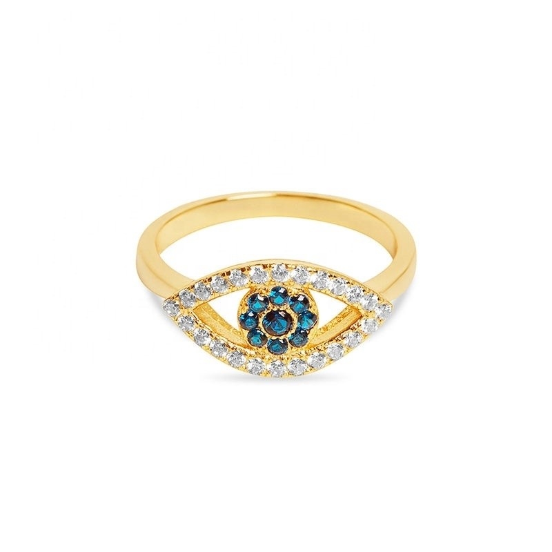 ขนาดที่กําหนดเอง 925 สเตอร์ลิง เงินตัด ปาเวอ สีทองคํา 18K