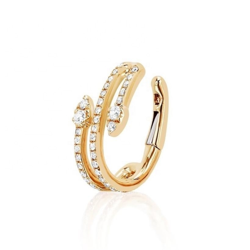 แผ่นหูเทียม Teardrop Twist ใน 925 สเตอร์ลิงเงินสําหรับการเลือกการปรับแต่งงานแต่ง