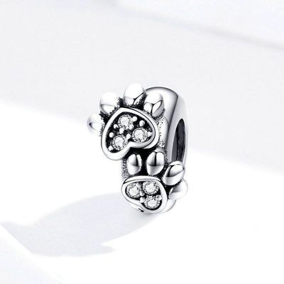 ขาว Cubic Zircon รูปทรงขีดขน สวยสําหรับผู้หญิง 925 สตอร์ลิงเงิน สร้อยข้อมือ สวย