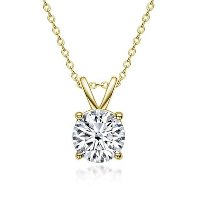 925 สตอร์ลิง เงิน Pendant สําหรับเด็กผู้หญิง 18K ทองเหลือง