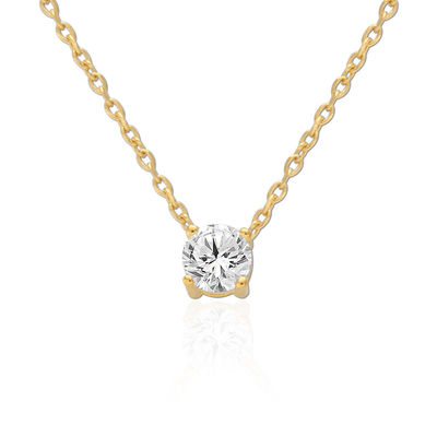 ODM 8 มม สเตอร์ลิงสิลเวอร์โซ่ สะอาด CZ 18k โกลด์ ชุบ Chain