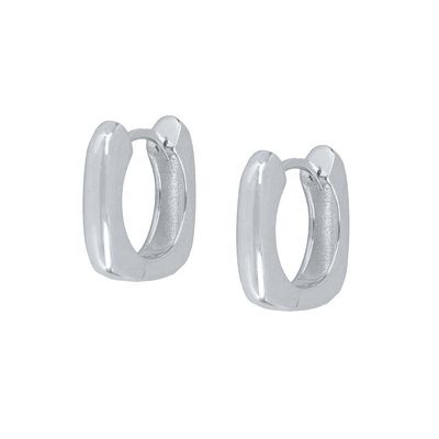 EARRINGS 18K ทองคําแท้ ห่วง Huggie สตอร์ลิ่งเงิน 925 พระเครื่องสําหรับผู้หญิง เด็กหญิง