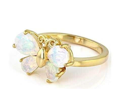 เครื่องประดับอร่อย สีหลากหลาย อีธิโอเปียน โอปัล ห้อยกระพริก 18k ทองเหลือง มากกว่าเงินสเตรลิ่ง