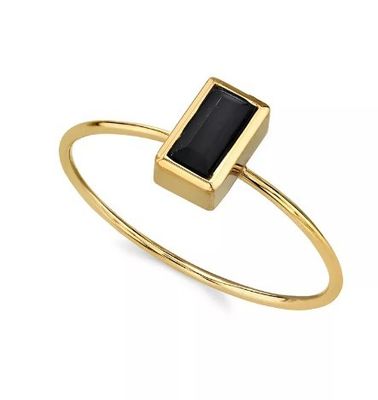 14K ทองทองท่วม Cubic เซอร์คอนia คริสตัลแหวน OEM รอยน์สโตนแหวน