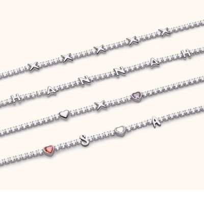 OEM คลาสสิก ทองแดง เทนนิส ดาว Pendant Necklace ด้วยหิน Zircon ก้อน Brilliant