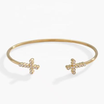 สตาร์ลิงสิลเวอร์ 925 สตาร์ลิงสิลเวอร์ สร้อยข้อมือ สายขาข่าย 18K สร้อยข้อมือทอง