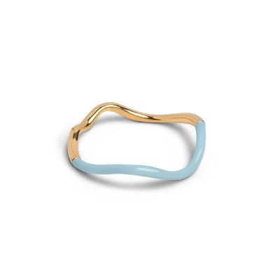 แหวนเงินสเตอร์ลิง 925 เคลือบอีนาเมลสีชมพู 18k สำหรับผู้หญิงและเด็กผู้หญิง