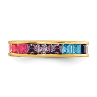 วงแหวนแต่งงานสีสันกลม เซอร์คอน อีเวเนนตี้ สําหรับผู้หญิง 925 เงิน