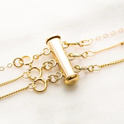 925 สตอร์ลิง เงินประดับ ใหม่ที่สุด 18K ทองคํา Plated ชั้นคอคอสต์