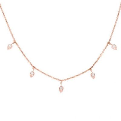 สร้อยคอทองคํา 18K 925 สตอร์ลิงสิลเวอร์ สวยสําหรับผู้หญิง