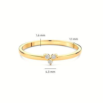 925 สเตอร์ลิง เงินทอง Plated CZ แหวนลูตัสสําหรับผู้หญิง
