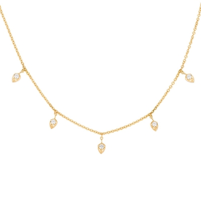 สร้อยคอทองคํา 18K 925 สตอร์ลิงสิลเวอร์ สวยสําหรับผู้หญิง